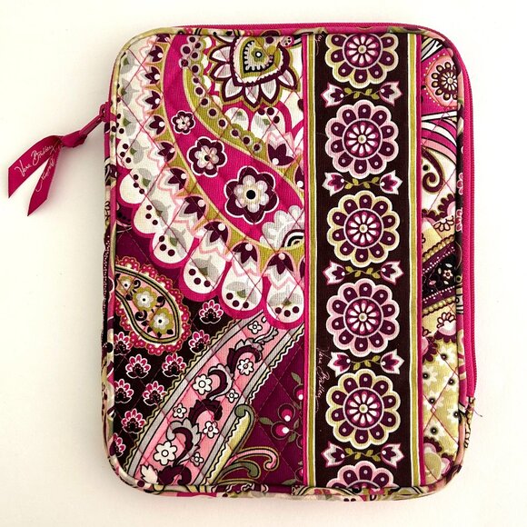 Vera Bradley Zip Up Tablet Sleeve in Very Berry Paisley Pink - Picture 6 of 6